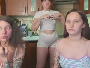 Cam4 Sex Chat of HotCaramelsTrio