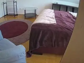 Camsoda Free Live Porn of voyeurcam-julmodels-whitebed-6