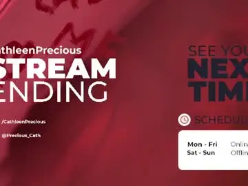 Chaturbate Live Sex Cam of cathleenprecious