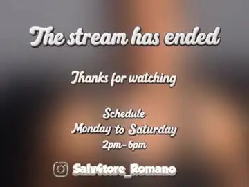 Chaturbate Private Sex Chat of salvatore_romanoo