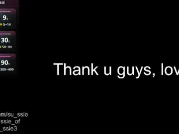 Chaturbate Best live sex cam show of su_ssie