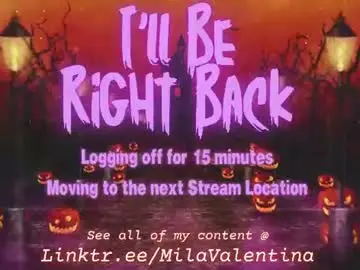 Chaturbate Best live sex cam show of milavalentinax