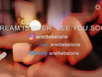 Chaturbate Best live sex cam show of anette_belorie