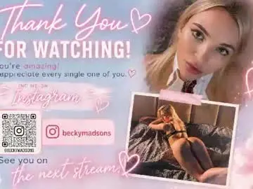 Chaturbate Best live sex cam show of beckymadsons