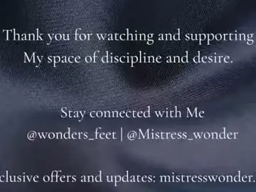 Chaturbate Live Porn of wonders_feet