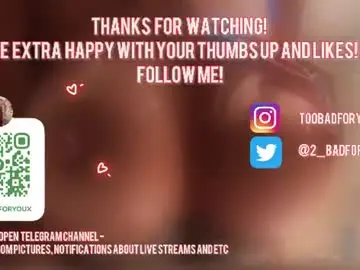 Chaturbate Live Porn of 2badforyou