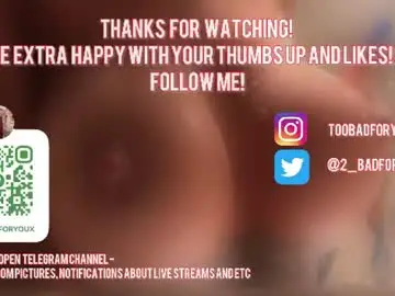 Chaturbate Private Sex Chat of 2badforyou