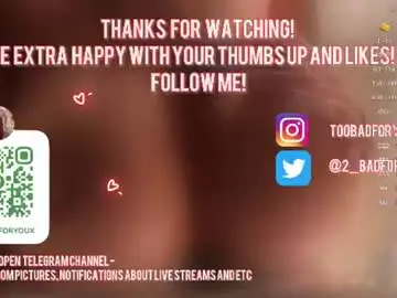 Chaturbate Adult Video Chat of 2badforyou