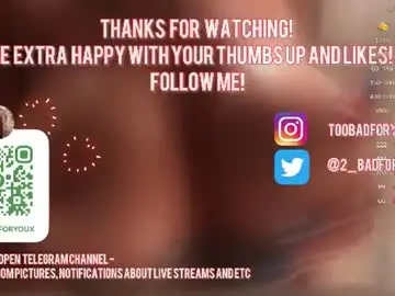 Chaturbate Free Porn Cam of 2badforyou