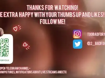 Chaturbate Nude Webcam of 2badforyou