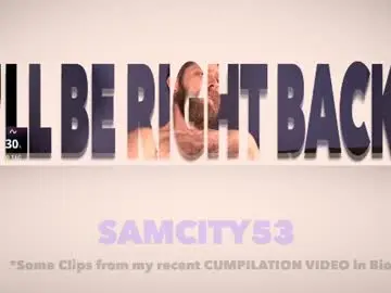 Chaturbate Sex Cam of samcity53