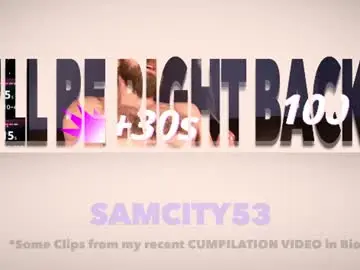 Chaturbate Free Porn Cam of samcity53