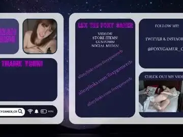 Chaturbate Private Sex Chat of foxy_gamer