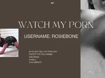 Chaturbate Live Sex of rosiebones
