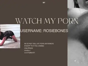 Chaturbate Live Sex of rosiebones