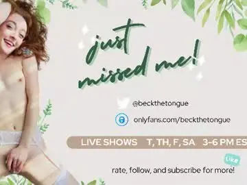 Chaturbate Nude Webcam of beckthetongue