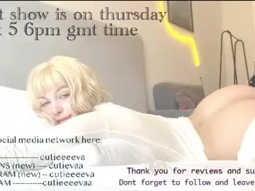 Chaturbate Adult Webcams of cutieeeeva