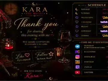 Chaturbate Free Porn Cam of karathemagic