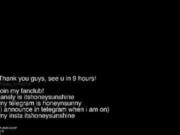 Chaturbate Live Porn of honey_sunshine