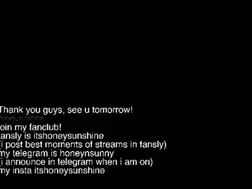 Chaturbate Live Porn of honey_sunshine