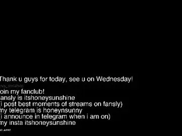 Chaturbate Free Live Porn of honey_sunshine