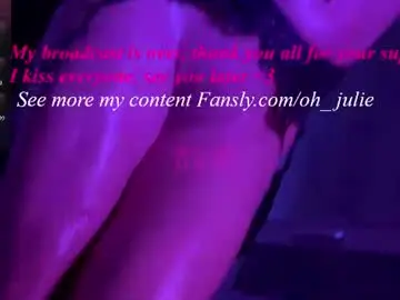 Chaturbate Adult Video Chat of oh_julie