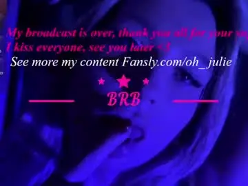 Chaturbate Live Sex of oh_julie