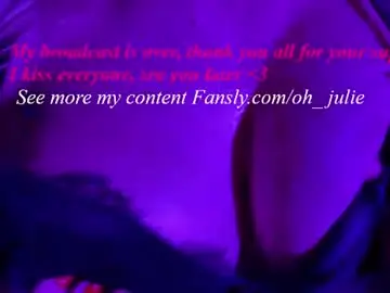 Chaturbate Best live sex cam show of oh_julie