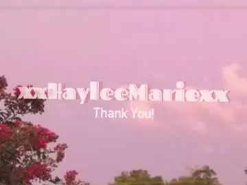 Chaturbate Live Sex of xxhayleemariexx