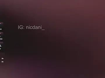 Stripchat Best Webcam of nicdani_1